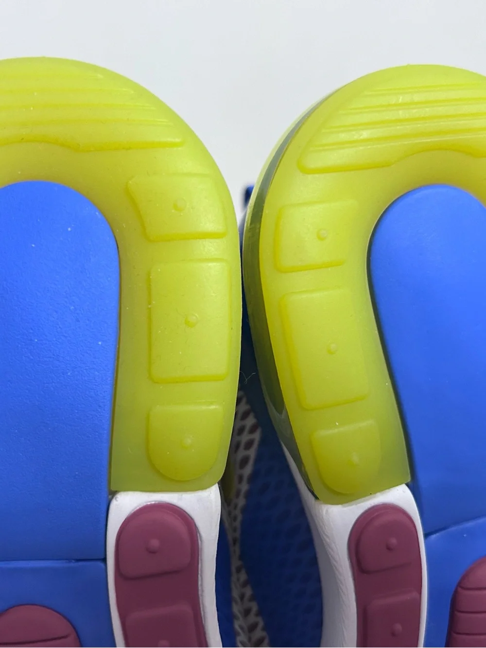 Nike Kids Mesh Sneakers in White, Blue & Pinkish Purple